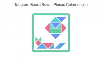 Tangram Board Seven Pieces Colored Icon In Powerpoint Pptx Png And Editable Eps Format