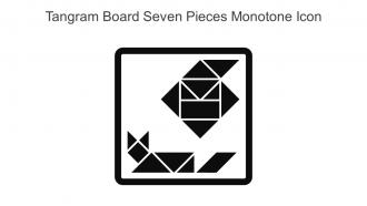 Tangram Board Seven Pieces Monotone Icon In Powerpoint Pptx Png And Editable Eps Format