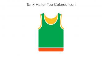 Tank Halter Top Colored Icon In Powerpoint Pptx Png And Editable Eps Format