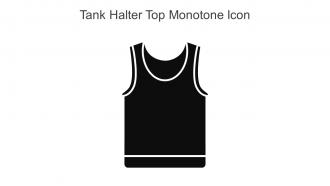 Tank Halter Top Monotone Icon In Powerpoint Pptx Png And Editable Eps Format