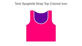 Tank Spaghetti Strap Top Colored Icon In Powerpoint Pptx Png And Editable Eps Format