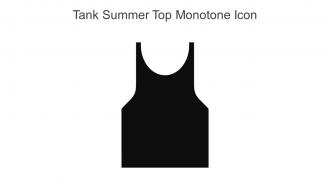Tank Summer Top Monotone Icon In Powerpoint Pptx Png And Editable Eps Format
