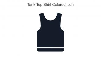 Tank Top Shirt Colored Icon In Powerpoint Pptx Png And Editable Eps Format