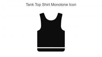 Tank Top Shirt Monotone Icon In Powerpoint Pptx Png And Editable Eps Format