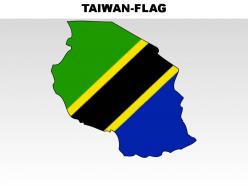 Tanzania country powerpoint flags