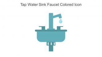 Tap Water Sink Faucet Colored Icon In Powerpoint Pptx Png And Editable Eps Format