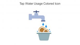 Tap Water Usage Colored Icon In Powerpoint Pptx Png And Editable Eps Format