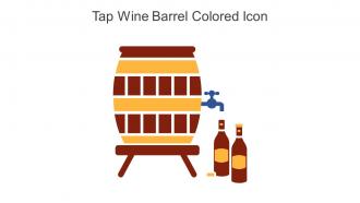 Tap Wine Barrel Colored Icon In Powerpoint Pptx Png And Editable Eps Format
