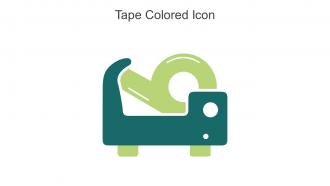 Tape Colored Icon In Powerpoint Pptx Png And Editable Eps Format