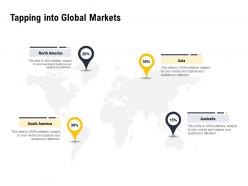 Tapping into global markets ppt powerpoint presentation file slide portrait