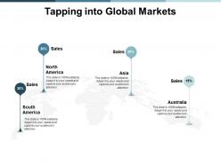 Tapping into global markets ppt powerpoint presentation outline graphics