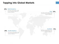 Tapping into global markets ppt powerpoint presentation pictures