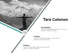 Tara calishain ppt powerpoint presentation icon ideas cpb