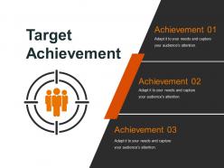 Target achievement powerpoint slide presentation tips