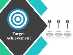 Target achievement ppt summary graphics pictures
