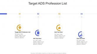 Target Ads Profession List In Powerpoint And Google Slides Cpb