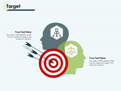 Target and goals f122 ppt powerpoint presentation portfolio clipart