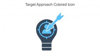 Target Approach Colored Icon In Powerpoint Pptx Png And Editable Eps Format