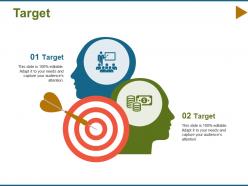 Target arrow f469 ppt infographic template graphics design