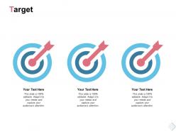Target arrow focus k65 ppt powerpoint presentation templates