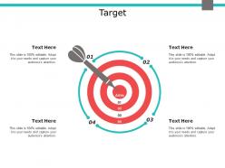 Target arrow goal f690 ppt powerpoint presentation model designs