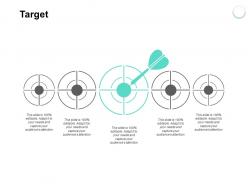 Target arrow goal l372 ppt powerpoint presentation infographics guidelines