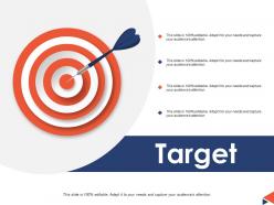 Target arrow ppt powerpoint presentation file background