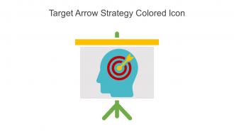 Target Arrow Strategy Colored Icon In Powerpoint Pptx Png And Editable Eps Format