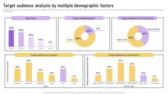 Target Audience Analysis By Multiple Demographic Implementation Of Marketing Communication