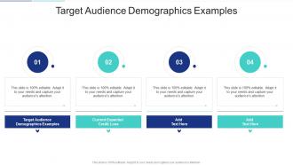 Target Audience Demographics Examples In Powerpoint And Google Slides Cpb