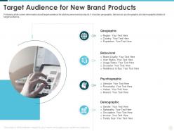 Target audience for new brand products building effective brand strategy attract customers