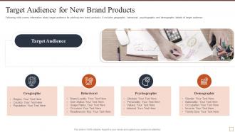 Target audience for new brand products effective brand building strategy
