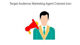 Target Audience Marketing Agent Colored Icon In Powerpoint Pptx Png And Editable Eps Format