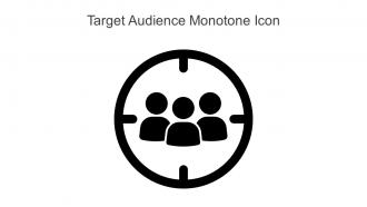Target Audience Monotone Icon In Powerpoint Pptx Png And Editable Eps Format