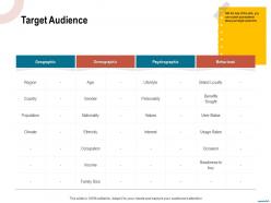 Target audience nationality ppt powerpoint presentation slides background