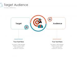 Target audience online marketing tactics and technological orientation ppt themes