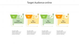 Target audience online ppt powerpoint presentation model design inspiration cpb
