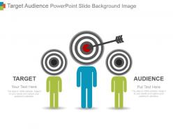 Target audience powerpoint slide background image