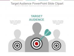 Target audience powerpoint slide clipart