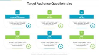 Target Audience Questionnaire In Powerpoint And Google Slides Cpb