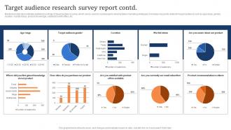 Target Audience Research Survey Report Marketing Strategy To Increase Customer Retention Ideas Editable