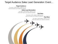 Target audience sales lead generation event planning organizing