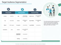 Target audience segmentation early stage funding ppt diagrams
