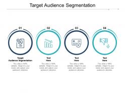 Target audience segmentation ppt powerpoint presentation slides design inspiration cpb