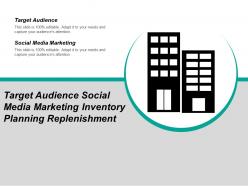 Target audience social media marketing inventory planning replenishment