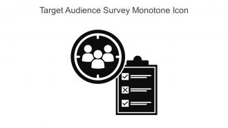 Target Audience Survey Monotone Icon In Powerpoint Pptx Png And Editable Eps Format