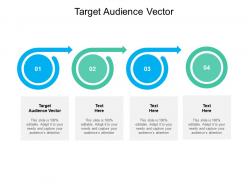 Target audience vector ppt powerpoint presentation infographics background cpb