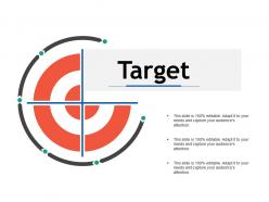 Target audiences attention i28 ppt powerpoint presentation file design ideas