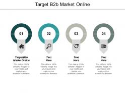 Target b2b market online ppt powerpoint presentation infographic template portrait cpb