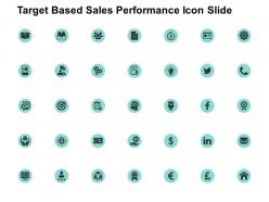 Target based sales performance icon slide technology ppt powerpoint presentation topics
